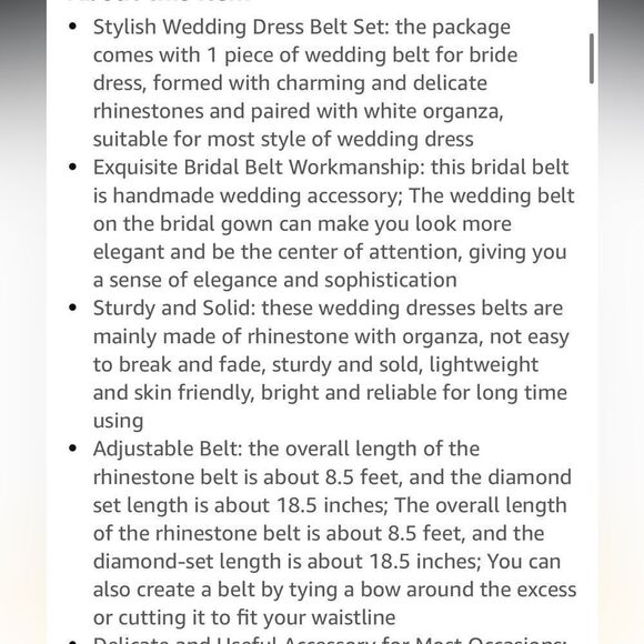 Silver Pearl Bridal Belt or Hair Vine Headband main image 6